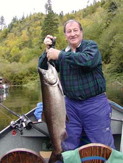 Siusalw River Chinook salmon,  Bobber-Fishing can be very effective