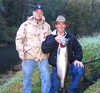 Siuslaw River salmon Fishing...October-November