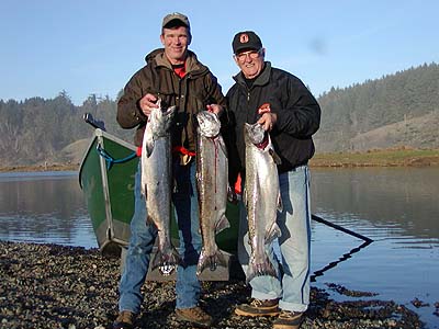 Sixes River Salmon Fishing...December is the peak!