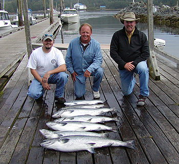 King Salmon from Island West Resort, Ucluelet, B.C. Canada